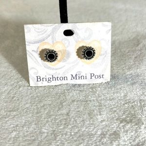 Brighton Mini Post Earrings-black